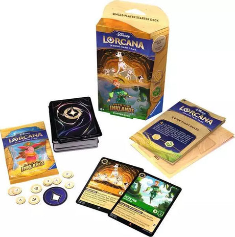Disney Lorcana TCG - Set 3 - Into the Inklands - Starter Deck - Amber & Emerald