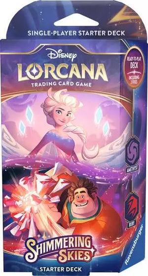 Disney Lorcana TCG - Set 5 - Shimmering Skies - Starter Deck - Amethyst & Ruby