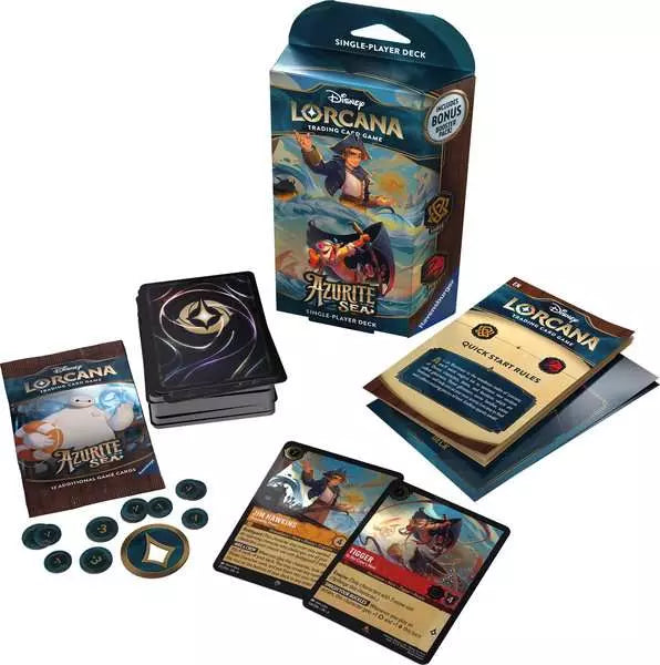 Disney Lorcana TCG - Set 6 - Azurite Sea - Starter Deck - Amber & Ruby