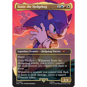 Magic: The Gathering - WPN Exclusive Non Foil Secret Lair - Sonic The Hedgehog: Friends & Foes