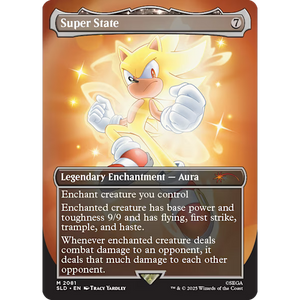 Magic: The Gathering - WPN Exclusive Non Foil Secret Lair - Sonic The Hedgehog: Friends & Foes