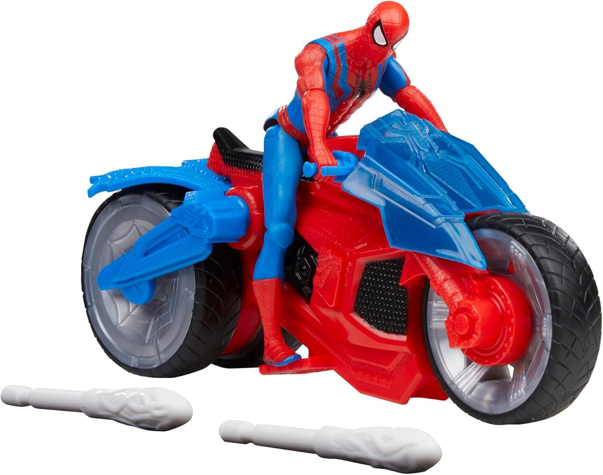 Spider Man on the Web Blast Cycle Bike Action Figure Set