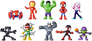 Hasbro Marvel's Spidey and His Amazing Friends - Heroes & Villains 10 Pack