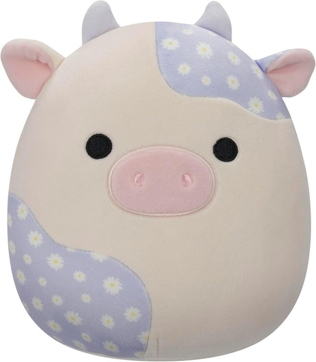 Squishmallows 7.5 Inch Liesel The Lacender Cow Plush