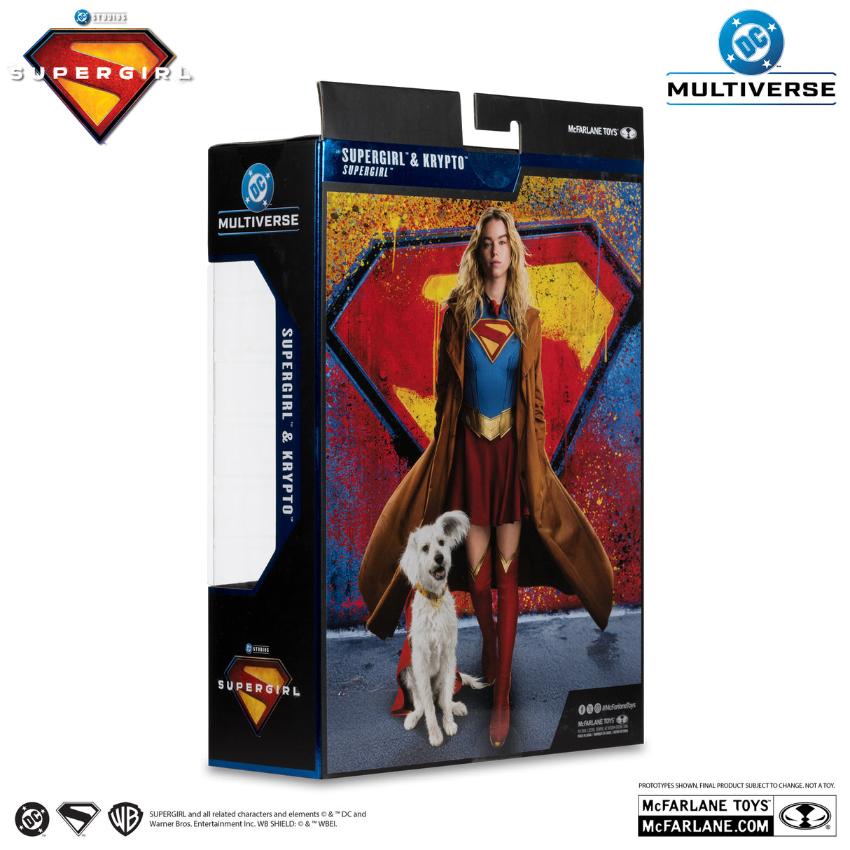 McFarlane DC Theatrical Deluxe 7IN - Supergirl & Krypto (Superman Movie 2025) (Gold Label)
