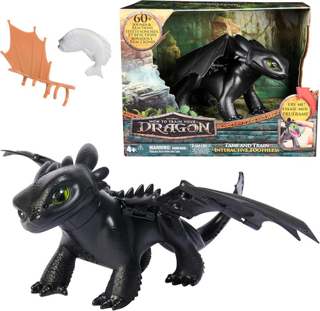 Dreamworks How To Train Your Dragon: Tame & Train Interactive Toothless Figurine