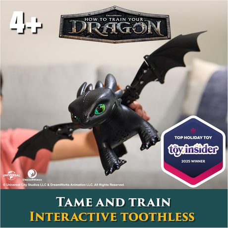 Dreamworks How To Train Your Dragon: Tame & Train Interactive Toothless Figurine
