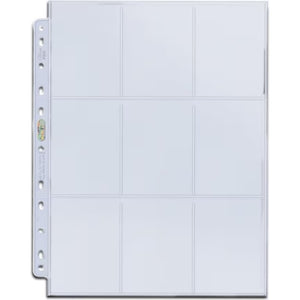 Ultra Pro Silver 9-Pocket Page (11-Holes Box 100)