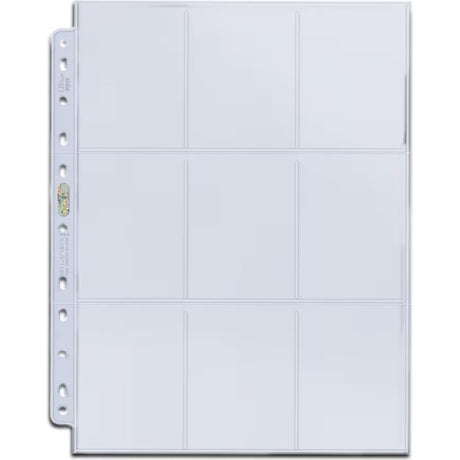 Ultra Pro Silver 9-Pocket Page (11-Holes Box 100)